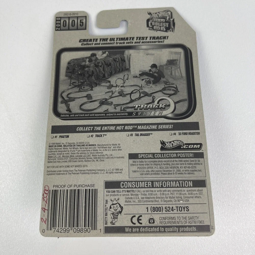 Hot Wheels Hot Rod Magazine Phaeton Collector No 005